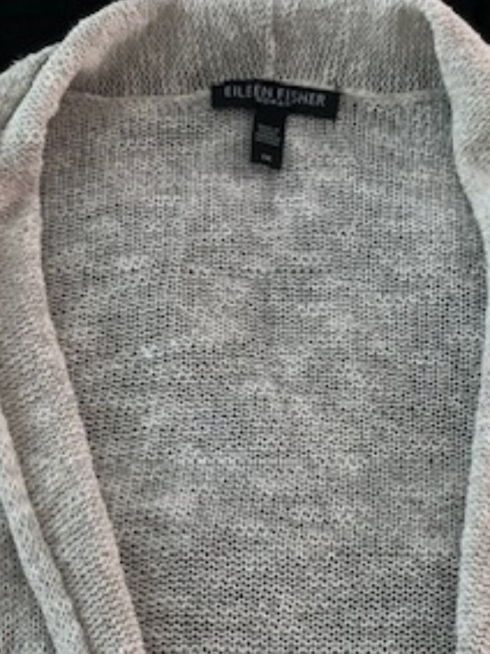 Eileen Fisher classic flared knit jacket